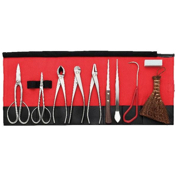 3061XeX~͂PO_Zbg/Stainless steel bonsai tool set 10pcs.