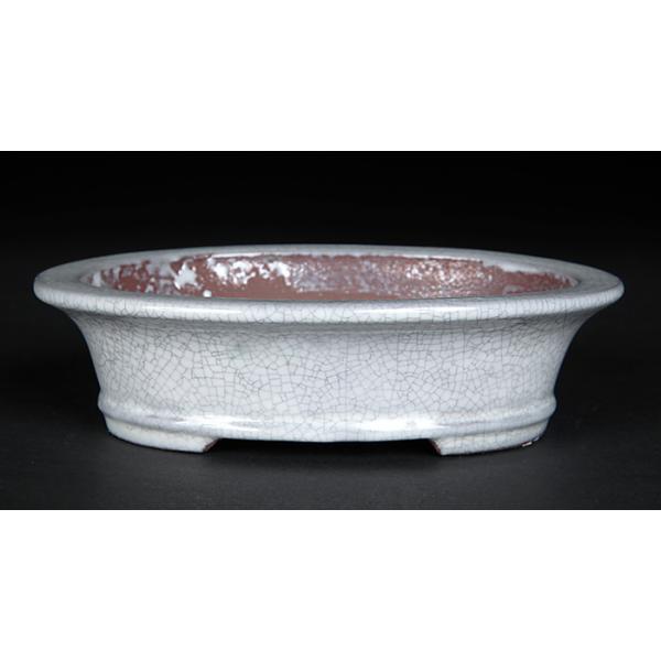 盆栽鉢　小品鉢　均窯外縁丸鉢 bonsaisaite_h110153