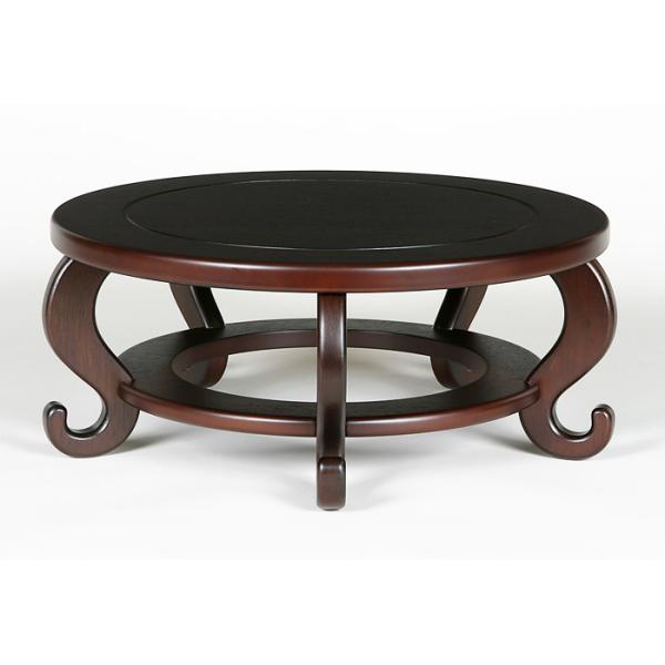 サイズ：天場径44.5cm高18.5cm商品説明盆栽卓の販売・製造指導を手掛けて30余年のノウハウを注ぎ込んで「丈夫で長持ち、そして手頃な価格」をモットーに開発したオリジナル盆栽卓シリーズ。　細幹の文人樹形や斜幹樹形、吹流し樹形、懸崖樹形な...