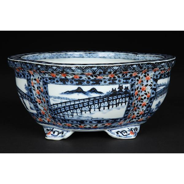 九谷　福美　絵鉢　盆栽鉢 九谷 福美 絵鉢 盆栽鉢 九谷 福美 絵鉢 盆栽鉢 2025年最新】九谷