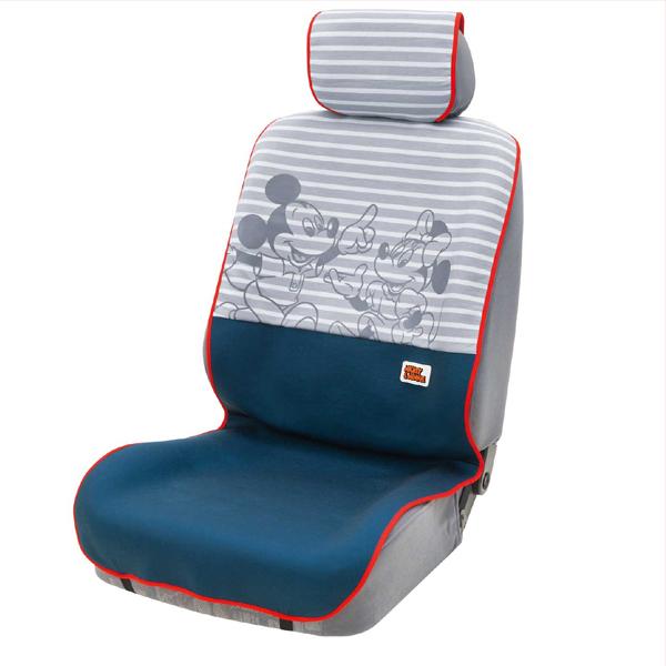 シートカバー 汎用 エプロンタイプ レトロディズニー 取付け 取外し簡単 運転席 助手席兼用 1席分 ネイビー Nv Bonsan 通販 Yahoo ショッピング