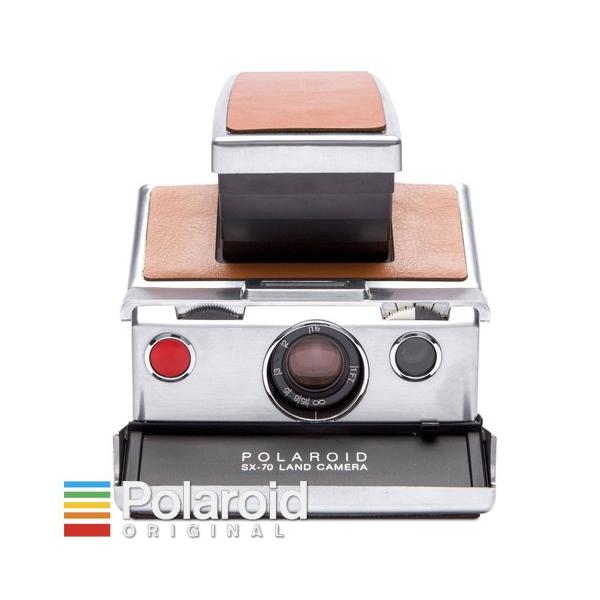 Polaroid ポラロイド SX-70 Original シルバー×ブラウン 一眼レフ