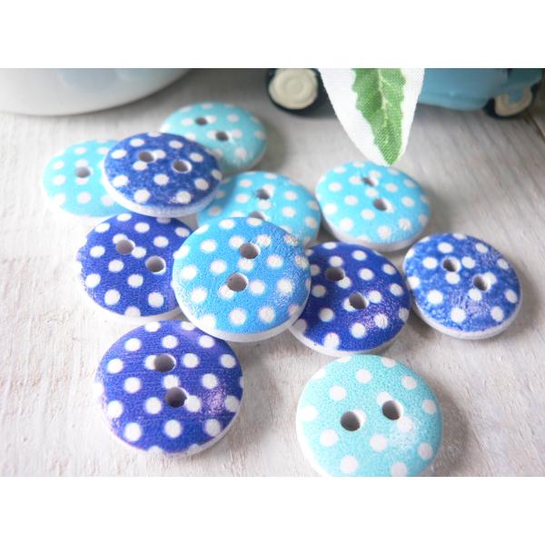 新品素材：ウッド【サイズ】直径 15mm★色柄のあるものは、アソートになりますので、柄はお選びいただけません。　お写真ない柄が入る場合もございます♪☆海外輸入品のため、色むら、プリントの不鮮明やズレ、ロットによる色味の違いなど多少作りが雑な...