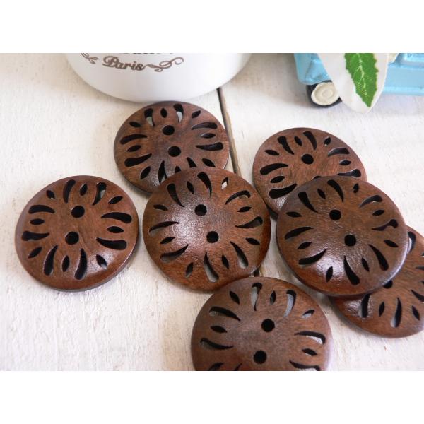 新品素材：ウッド【サイズ】直径 25mm★色柄のあるものは、アソートになりますので、柄はお選びいただけません。　お写真ない柄が入る場合もございます♪☆海外輸入品のため、色むら、プリントの不鮮明やズレ、ロットによる色味の違いなど多少作りが雑な...