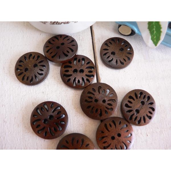 新品素材：ウッド【サイズ】直径 18mm★色柄のあるものは、アソートになりますので、柄はお選びいただけません。　お写真ない柄が入る場合もございます♪☆海外輸入品のため、色むら、プリントの不鮮明やズレ、ロットによる色味の違いなど多少作りが雑な...