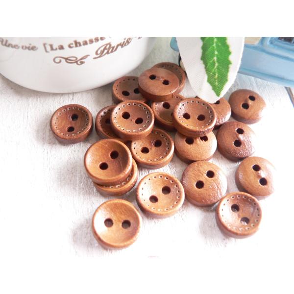 新品素材：ウッド【サイズ】10mm＊色味、作りに個体差があります。★色柄のあるものは、アソートになりますので、柄はお選びいただけません。　お写真ない柄が入る場合もございます♪☆海外輸入品のため、色むら、プリントの不鮮明やズレ、ロットによる色...