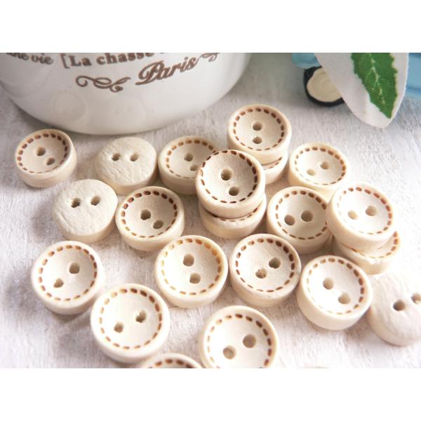 新品素材：ウッド【サイズ】10mm＊色味、作りに個体差があります。★色柄のあるものは、アソートになりますので、柄はお選びいただけません。　お写真ない柄が入る場合もございます♪☆海外輸入品のため、色むら、プリントの不鮮明やズレ、ロットによる色...