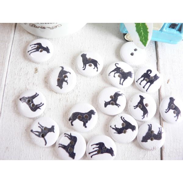 素材：ウッド【サイズ】直径15mm☆海外輸入品のため、多少作りが雑な場合(色むら、バリ、個体差など）がございますのでご了承ください。