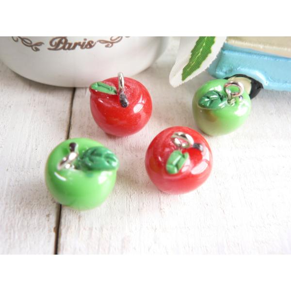 ぐでねこチャンチャーム　りんご×林檎 ぐでねこチャンチャームりんご×林檎