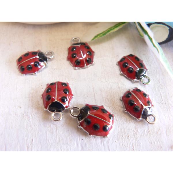チャーム てんとう虫 6個入 テントウムシ #3746 : ブーブーハウス