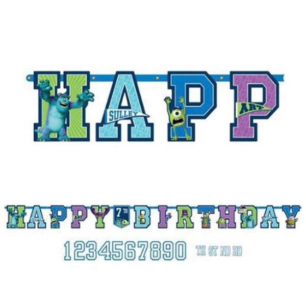 大きな誕生日飾り モンスターズインク パーティーバナー ジャンボレターバナーキット Buyee Buyee 日本の通販商品 オークションの代理入札 代理購入