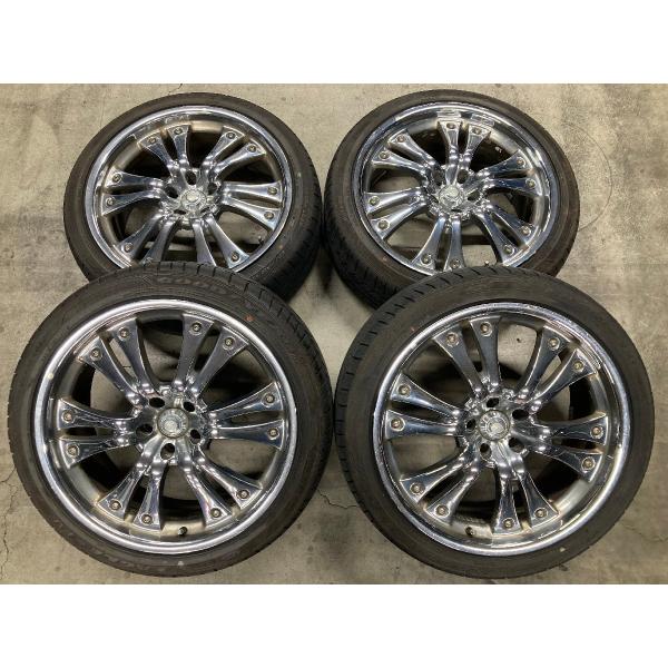 □7597 バリ山 MKW MK-9 アルファード ヴェルファイア 等 20インチ 8.5