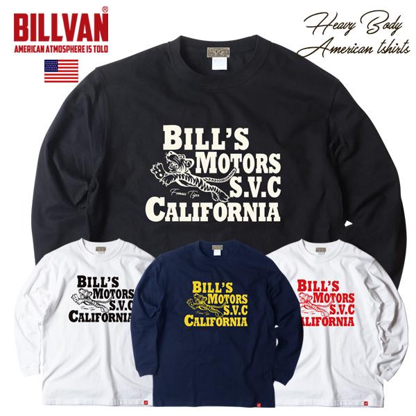 BILLVAN MOTORS ビルバン TIGER ヘビーウェイト ロングTシャツ ロンT アメカジ