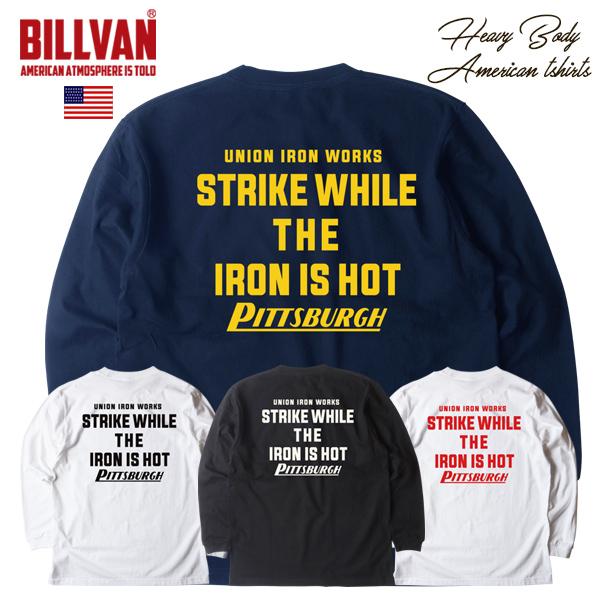 BILLVAN IRONWORKSビルバン ヘビーウェイト ロングTシャツ ロンT アメカジ