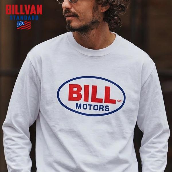 BILLVAN スタンダード BILL MOTOR 長袖Tシャツ ロンT ビルバン アメカジ