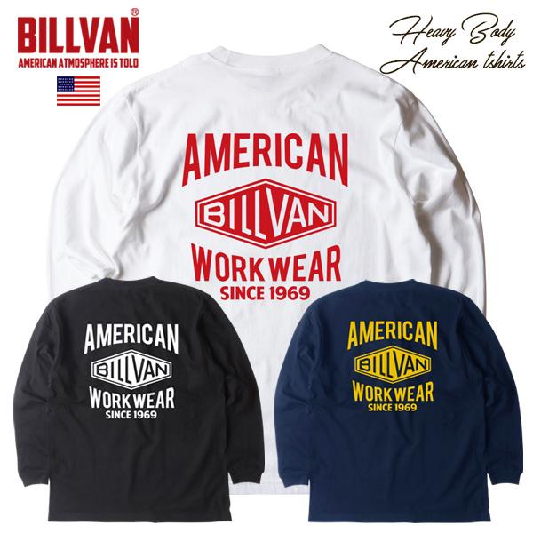 BILLVAN バックダイヤロゴ  ヘビーウェイト ロングTシャツ ビルバン ロンT アメカジ