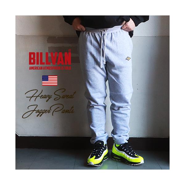 BILLVAN ビルバン カラー・スウェット裏毛 ジョガーパンツ メンズ アメカジ