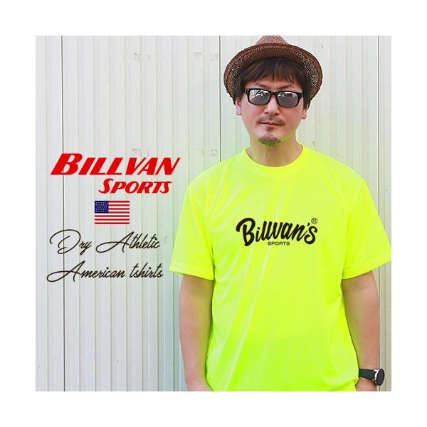 BILLVAN SPORTS ドライ＆アスレチック アメリカンTシャツ ビルバン 吸水速乾 アメカジ