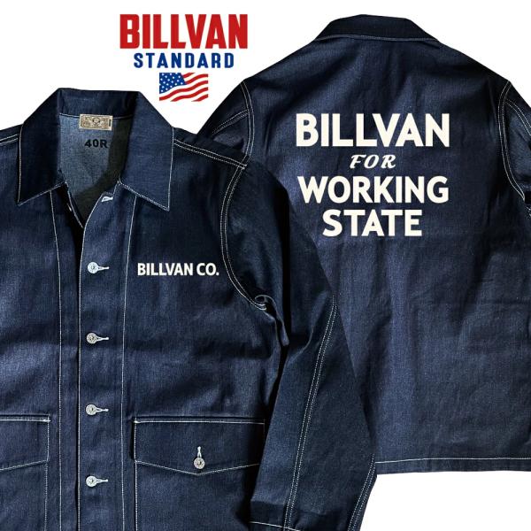BILLVAN（ビルバン） BILLVAN WORKS 70's復刻プリント・デニムワーク