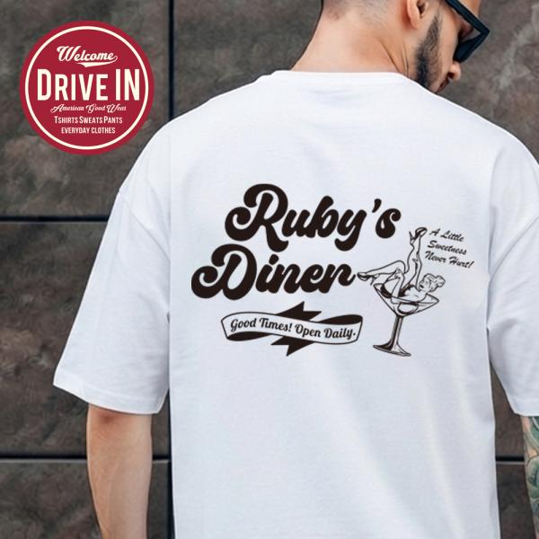 DRIVE IN Ruby's Diner バックプリント Tシャツ アメカジ ヴィンテージ