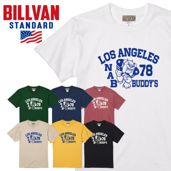 BILLVAN STANDARD ビルバン NAB BUDDYS アメリカンTシャツ 240602 アメカジ
