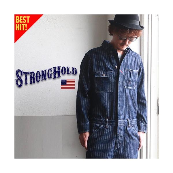 Strong Hold ウォバッシュ ストライプ デニム オールインワン ツナギ メンズ アメカジ 送料無料 Lightning ライトニング Buyee Buyee 日本の通販商品 オークションの代理入札 代理購入