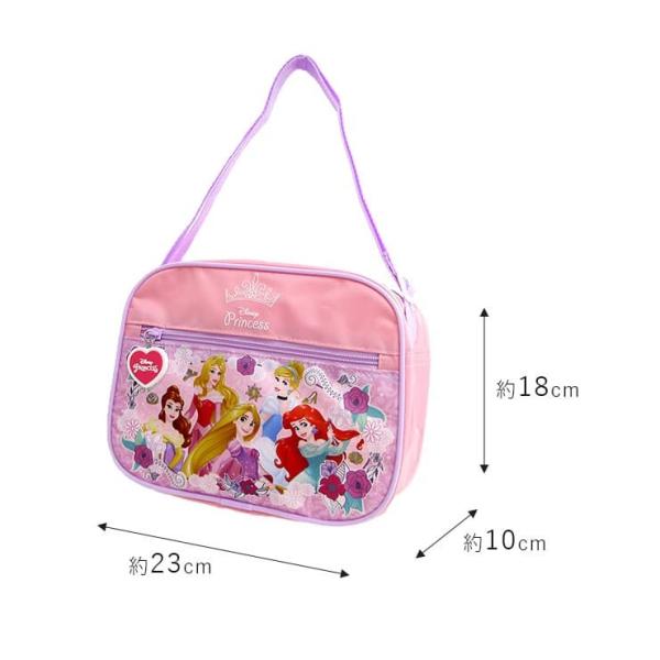 通園バッグ ディズニープリンセス ディズニー ショルダーバッグ Disney かわいい お弁当バンド付き お弁当バッグ ナイロン キッズ グッズ 幼稚園 保育園 入園 小 D5112pn 3 バッグ エプロン ブギウギストア 通販 Yahoo ショッピング