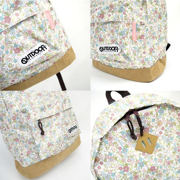 Outdoor リュック リュックサック バッグ ランドセル M デイパック コラボデイパック すみっコぐらし Outdoor 小花柄 かわいい アウトドアプロダクツ Products 小花柄 M キュート 遠足 通学 Su114wh バッグ エプロン ブギウギストア 激安大特価