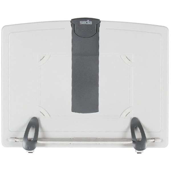 書見台展示スタンドと見開き展示、コピーホルダーとしても利用できます。原稿固定クリップを調節して、コピーホルダーとして使用できます。（A4、厚さ4cmまで対応）■サイズ：W289×D51×H255mm■材質：ABS樹脂■色：グレー■ホルダー面...