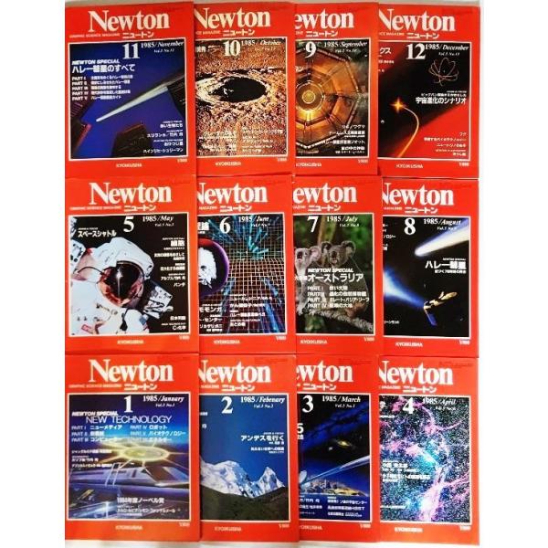Newton 雑誌 2024年12冊セット 科学・工学 Newton 2024年1月号〜