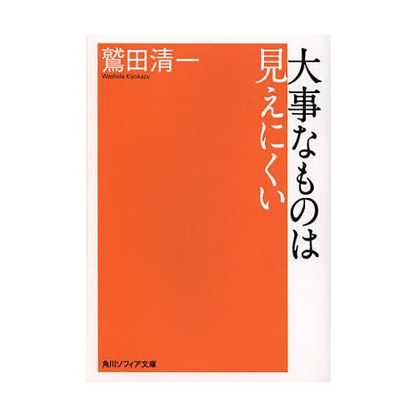 大事なものは見えにくい/鷲田清一