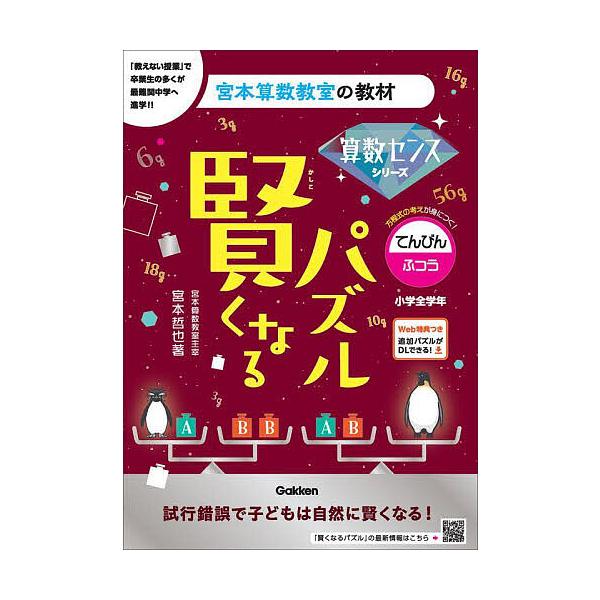 ※商品画像はイメージや仮デザインが含まれている場合があります。帯の有無など実際と異なる場合があります。著:宮本哲也出版社:Gakken発売日:2023年12月シリーズ名等:宮本算数教室の教材 １８キーワード:賢くなるパズル算数センスシリーズ...