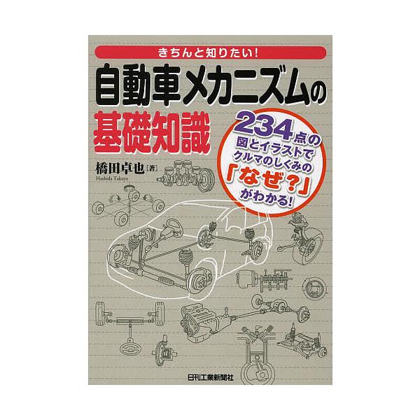 著:橋田卓也出版社:日刊工業新聞社発売日:2013年08月キーワード:きちんと知りたい！自動車メカニズムの基礎知識２３４点の図とイラストでクルマのしくみの「なぜ？」がわかる！橋田卓也 きちんとしりたいじどうしやめかにずむのきそ キチントシリ...