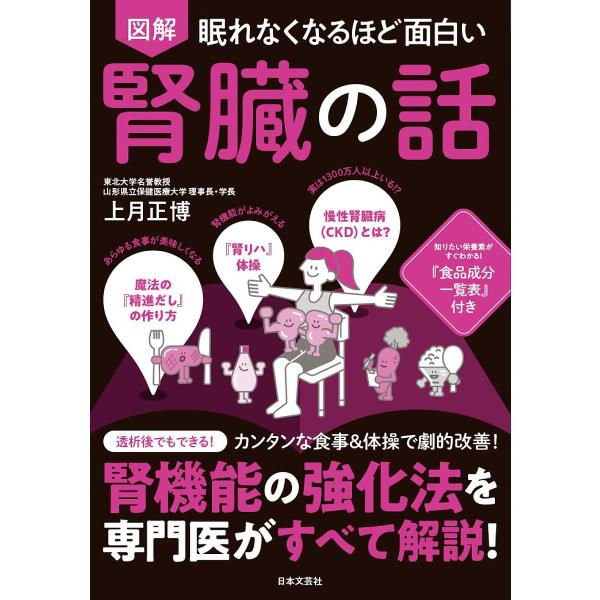 ※商品画像はイメージや仮デザインが含まれている場合があります。帯の有無など実際と異なる場合があります。著:上月正博出版社:日本文芸社発売日:2022年12月キーワード:図解眠れなくなるほど面白い腎臓の話上月正博 健康 ずかいねむれなくなるほ...