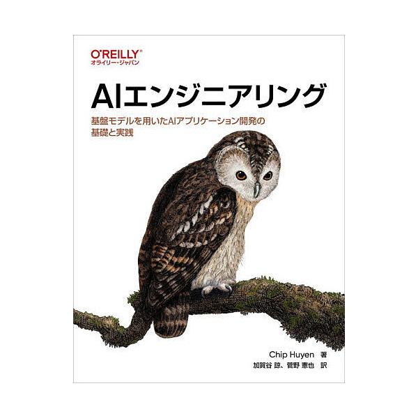 ※商品画像はイメージや仮デザインが含まれている場合があります。帯の有無など実際と異なる場合があります。著:ChipHuyen　訳:加賀谷諒　訳:菅野憲也出版社:オライリー・ジャパン発売日:2025年11月キーワード:AIエンジニアリング基盤...