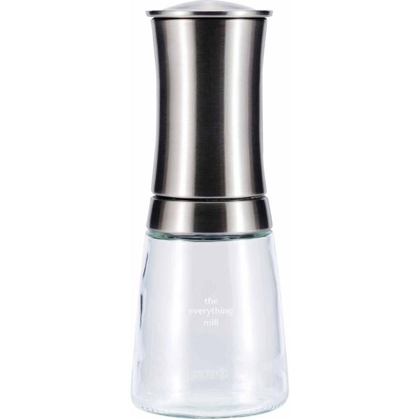 京セラ(Kyocera) ミル 150ml セラミック ソルト&ペッパー 結晶塩 岩塩 胡椒 スパイス 山椒 調味料入れ 粗さ調節 ステンレ
