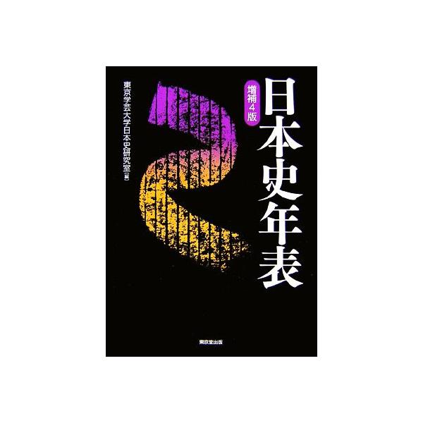 日本史年表/東京学芸大学日本史研究室【編】