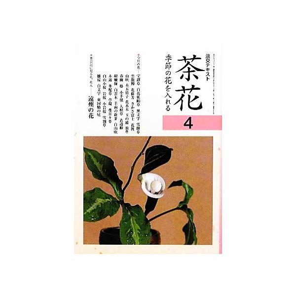 茶花(４) 季節の花を入れる 淡交テキスト／淡交社編集局【編