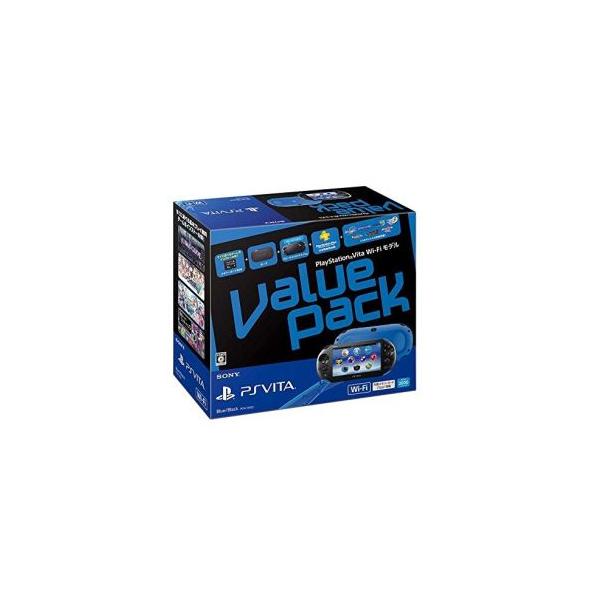 PlayStationVita Value Pack Wi-Fiモデル:ブルー/ブラック(PCHJ10022)/本体(携帯ゲーム機)