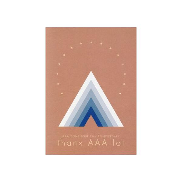 AAA DOME TOUR 15th ANNIVERSARY -thanx lot-(Blu-ray Disc)/AAA