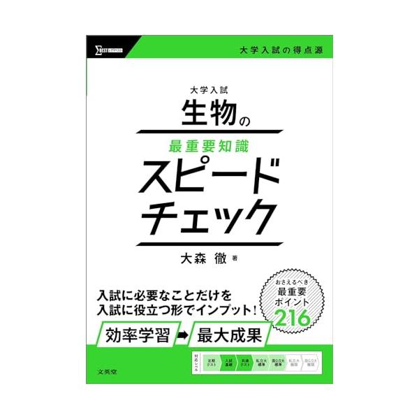 大学入試 生物の最重要知識スピードチェック (最重要知識のスピードチェック)