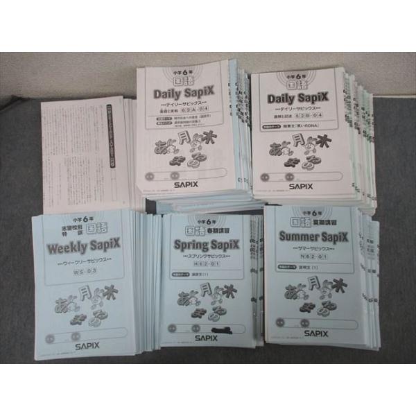 SAPIX 小学6年 国語 ウィークリー/デイリー/スプリング/サマー
