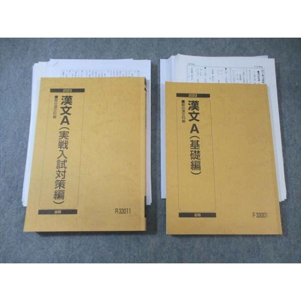 駿台 漢文A(基礎/実戦入試対策編) テキスト通年セット 2023 計2冊 宮下典男 024S0D 駿台 漢文A(基礎編)/(実戦入試対策編) テキスト通年セット 2023 計2冊