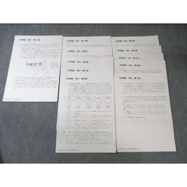 SAPIX サピックス SS特訓 WG 算数 【全11回分フルセット】 2024 007s2D