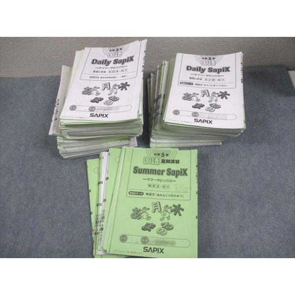 SAPIX サピックス 小5 国語 デイリー/サマーサピックス 2023年度版