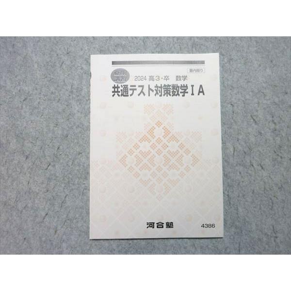 河合塾 共通テスト対策数学IA 2024 夏期講習 永島健徳 状態良い 003s0B