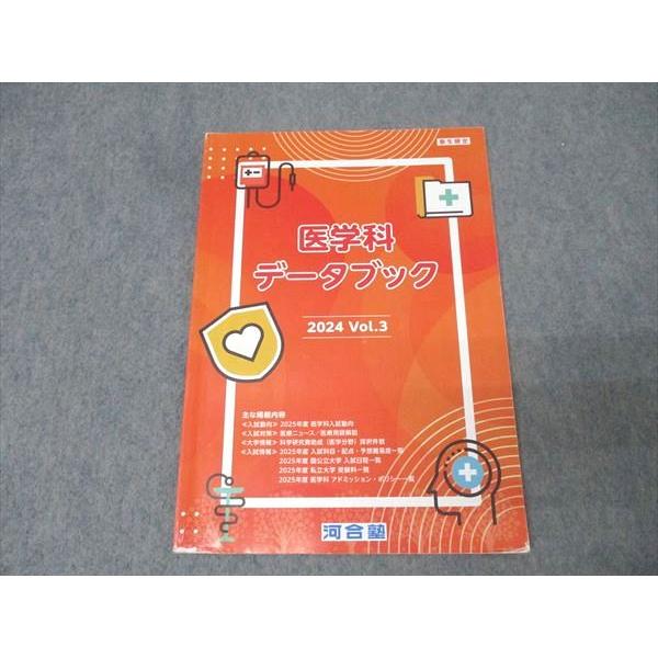 河合塾 医学科データブック Vol.3【書き込み無し】 2024 006s0C