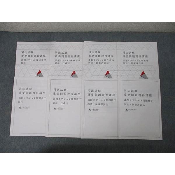 アガルートアカデミー 司法試験 重要問題習得講座 添削オプション問題  