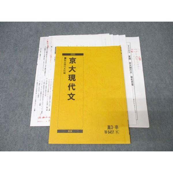 【裁断済み】2025京大現代文テキスト　中野芳樹プリント付き 駿台 京都大学 京大現代文 国語テキスト 2023 夏期 中野芳樹 009s0D