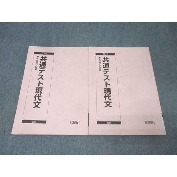 駿台 国語 共通テスト現代文 テキスト通年セット 状態良 2025 計2冊 